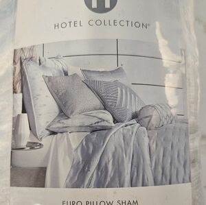 NEW! Hotel Collection Euro Pillow Sham - Luxurious White